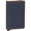 Secrid Slimwallet Nightblue & Orange Taglia unica Unisex Adulti, Nightblue & Orange, Taglia unica, Moderno