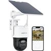 Reolink 4K 4G LTE Telecamera Da Esterno a Batteria Con Pannello Solare, Auto-Tracking, 3