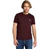 Lee SS Patch Logo Tee T-Shirt, Velvet Beet, XXL Uomo