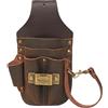 TOURBN Tourbon Organizer in Pelle per Utensili, Porta Utensili, Cintura da Vita per Muratori, Carpentieri, Elettricisti