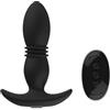 ModexO Plug anale Vibratore anale Per Uomo Donna Gay Telecomando senza fili Telescopico Rotazione vibratori Dildo Butt Plug Giocattoli sessuali Dildo