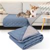 Aomig Coperta Impermeabile per Cani, Coperta per Animali Domestici Double Face Lavabile, Copridivano AntiGraffio Gatto, Esistente Tappetino per Cani Coperta Protettiva a Prova di Perdite(50 * 80cm)