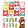 arrderly Set di 30 accessori per peli di cani di piccola taglia con elastici in gomma, accessori per peli di cani, accessori per la toelettatura di cuccioli e gatti a pelo lungo