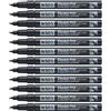 Pentel N50S marcatore permanente slim punta fine nero 12 pz