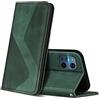 ZONNAVI Cover per Oppo Find X3 / Oppo Find X3 PRO, Flip Custodia Pelle PU con [Slot Cart] [Supporto Stand] [Magnetica], Cover a Libro Portafoglio per Oppo Find X3 / Oppo Find X3 PRO (Verde)