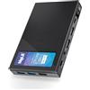 Mele Quieter 4C Fanless Mini PC, N100 8GB 128GB, NO Sistema Operativo, Supporto Multi-OS Linux Ubuntu Win11 Pro/HOME, Computer Micro HDMI USB-C PD3.0 per Ufficio Industriale e Business IoT