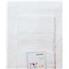 Bassetti POP COLOR - Set Asciugamani Da Bagno Viso e Bidet Coppia Asciugamani da Bagno con Ospite | 60x110 cm + 40x60 cm (BIANCO)