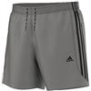 Adidas Essentials Chelsea - Pantaloncini Corti da Uomo, Logo a 3 Strisce, Grigio (Ch Solid Grey/Black), M