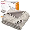 Beurer HD 150 XXL Nordic Termocoperta elettrica, con spegnimento automatico di sicurezza, 6 impostazioni di temperatura, lavabile in lavatrice, confortevole e in morbida pelliccia, 200 x 150 cm