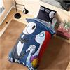 Disney Stitch Set Copripiumino e Federa, Accessori Camera da Letto, Singola o Doppia (Singolo di Nero Jack Sally)