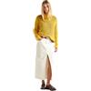 United Colors of Benetton Maglia G/C M/L 1342D10BN Maglione, Giallo, L Donna