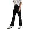 Street One A378283 Pantaloni Bootcut, Nero, 38W x 30L Donna