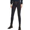 Tommy Jeans Donna Jeans Nora Mid Rise Skinny Fit con Chiusura con Bottoni, Nero (Denim Black), 24W/34L