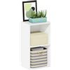 Furinno Pasir Libreria a 2 ripiani aperti, bianco