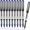 OFFCUP Penne Gel, 10Pcs Penna a Sfera, 0.5MM Penna Roller a Inchiostro Liscio ad Asciugatura Rapida Punta Fine Penne a Inchiostro Liquido Liscio Forniture di Cancelleria per Scuola Ufficio