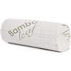 Flowen Cuscino Cilindrico Cervicale da Collo Memory Foam 40x15 cm Alta Qualità per Fisioterapia Dormire e Riposare Supporto Ergonomico per Gambe e Schiena per Letto e Divano con Federa Lavabile