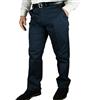 Mastino Pantalone Uomo Invernale Imbottito in Pile Elegante Classico Caldo Foderato 46-60 a Tasca America Vita Alta Nero (IT, Numero, 52, Regular, Regular, Blu)