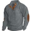 Generico Felpe Senza Cappuccio da Uomo Leggera Felpe con Invernale Firmate Sweatshirt Collo Alto Offerta Basic Pullover Manica Lunga Shirt Tops Tuta Uomo Felpata Invernale Maglia Collo Alto Uomo Cotone Bianca
