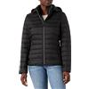 Geox W Jaysen Hood Jkt, Piumino Donna, Nero D, 42