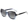 LumiSyne Occhiali Da Sole Polarizzati Donna Lenti Gradiente Moda Montatura Decorata Con Strass Protezione UV400 Stile All'Aperto Viaggio