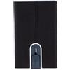 PIQUADRO Black Square Porta carte di credito RFID pelle 6 cm