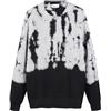 Diana Studio - Girocollo Tie Dye, Nero-Grigio Uomo, Cotone, Maniche Lunghe, Taglia L, Regular Fit