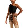 s.lemon Bambina Body Ballo Latino,Ragazzo Body Danza Latino con Gonnellino 160