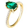 Morellato Anello Donna in Argento 925% Riciclato, Zirconi, collezione Tesori - SAIW203010