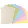 Vaessen Creative Florence - Carta autoadesiva per bricolage, formato A4, formato A4, mix di colori, 24 pezzi, carta stampabile, per lavori di bricolage e hobby