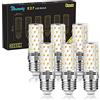 Blewandy 12W Lampadine LED E27, 100W Lampadina a Incandescenza Equivalenti, Luce Bianca Calda 3000K 1200LM, Non Dimmerabile, Nessun Sfarfallio, Edison Lampade Mais E27, 6 Pezzi