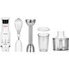 MPM MBL-28 Set Frullatore ad Immersione, Tritatutto Multiuso, Frusta, Velocità Regolabile, Tazza Tritatutto 500ml, Bicchiere Graduato 600 ml, senza BPA, 500W