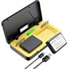 ENEGON Confezione 2 batterie LP-E10 1200mAh kit ricarica veloce 20W | Caricatore con display LCD e vano SD, compatibile Canon EOS 1100D/1200D/1300D/2000D/3000D/4000D Rebel T3/T5/T6/T7 Kiss X50
