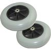 AUXPhome Coppia di 2 ruote anteriori e posteriori in gomma solida per sedie a rotelle elettriche/sedie a rotelle elettriche, 20,3 x 5,1 cm (200 x 50) 20,3 cm