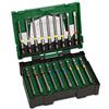 HiKOKI Set di punte da 18 pezzi - Set di punte per cacciavite resistenti per lavori di precisione - Torx, PH, PZ, SL, esagonali - Cassetta di punte ideale per amanti del fai da te e i professionisti