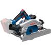 Bosch Professional 18V System Sega circolare a batteria GKS 18V-57-2 GX (incl. guida parallela, senza batteria/caricabatteria)