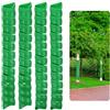 PATIKIL 4pz Protezione Tronco Albero con 2 Dimensione Plastica Albero Bendaggi per Proteggere Corteccia Spirale Albero Guardia Corteccia Albero Protettore Tubo Bendaggi Verde