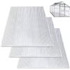 SWANEW Piastre alveolari da 14 pezzi, tagliabili, in policarbonato da 4 mm, 60,5 x 121 cm, trasparenti, per serra, giardinaggio, ecc