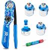 JRready ST2176 NEW-ASF1 Strumento a crimpare con quattro posizionatori e calibro G125, kit di strumenti a crimpare per connettori per impieghi gravosi Connettore MIL ecc Connettore elettrico