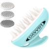 LISAAVO Growth, Scalp Brush, Hair Massager Scalp, Head Massager for Hair Growth, Shampoo Brush for Women Men Wet Dry Use, 3 Hardness Level Scalp Scrubber, Blu