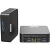 AWOW Mini PC 12th N100 (fino a 3,4 GHz), 16GB DDR4 512GB M.2 NVME Mini Desktop Computer con Win 11 Pro, Gigabit-Ethernet, 2 HDMI, WiFi 2,4/5G, 4K UHD e 2 porte Type-C completamente attrezzate