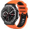 SenMore Cinturino Compatibile con Amazfit T-Rex 3, Ajustable Sportivo in Morbido Silicone Cinturino per Amazfit T-Rex 3.(No host)