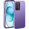 XINYEXIN Cover per Samsung Galaxy A23 5G/4G Ultra Sottile Custodia Protettiva per Cellulare Opaca Antigraffio Antiurto Bumper Case - Viola