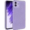 ATISIJIE Cover Glitter per Xiaomi Redmi 13C 5G,Custodia Brillantini per Paraurti Protettiva Antiurto Carino Scintillante con Donne e Ragazze per Xiaomi Redmi 13C 5G Viola chiaro