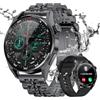LIGE Smartwatch Uomo, Chiamate Bluetooth e Ricarica Wireless, Fitness Tracker da 1,39'' per Frequenza Cardiaca/Sonno, Smartwatch Impermeabile IP68 Compatibile con Android iOS, Nero