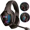 FOREVER GHS-700 Cuffie Gaming Wireless Bluetooth 5.1 - Cuffie Over Ear con Microfono per PS Xbox PC Nintendo - Cuffie Noise Cancelling - Retroilluminazione RGB e Batteria 12h - Accessori Gaming