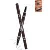 Lestpola Eyeliner liquido con glitter argento e bianco, matita metallizzata, colore bianco opaco, glitter argento, liquido eyeliner per ombretto, trucco impermeabile, per donne 01