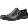 Geox U Siron a, Mocassino Uomo, Nero, 44 EU