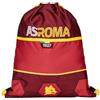 AS Roma Seven - Sacca Zaino -A.S. Roma Calcio- VERSO LA VITTORIA, Giallo Rosso - Zaino con Chiusura Coulisse - Sacca EASY BAG Sport - Zaino Sport Bambino