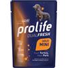 Generico Prolife Dog Dual Fresh Tacchino e Maiale - confezione di 10 bustine da 100 grammi