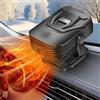 COMBLU Riscaldatore per auto, 12 V, 150 W, riscaldatore portatile per auto, scongelamento e sbrinamento rapido, ventola per parabrezza con presa accendisigari, sbrinatore per parabrezza girevole a 360 gradi